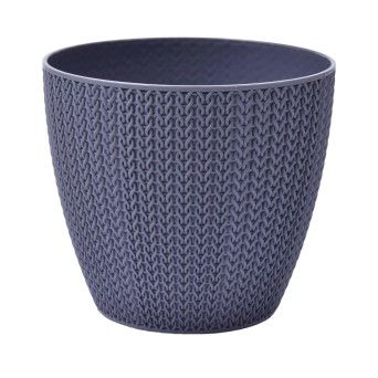 VASO JARDIM CINZA 14X12,5CM 510-053 CX36