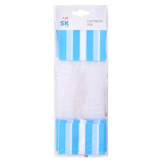 SACO DOCES PVC 10UN SK 3016-100-10B CX288