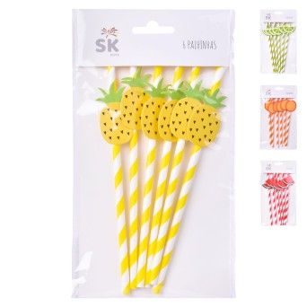 PALHINHA PAPEL 6PCS SK 3016-021-06 CX288