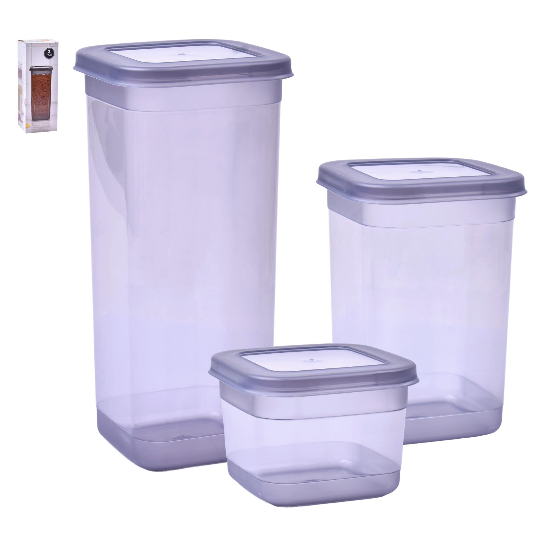 CONJ 3 CAIXAS PLASTICO SK ORG-060-433-GR CX24 CONJ 3 CAIXAS PLASTICO SK ORG-060-433-GR CX24
