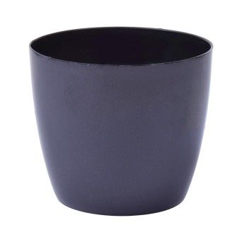 VASO JARDIM PRETO 11X9,8CM 510-032 CX 60