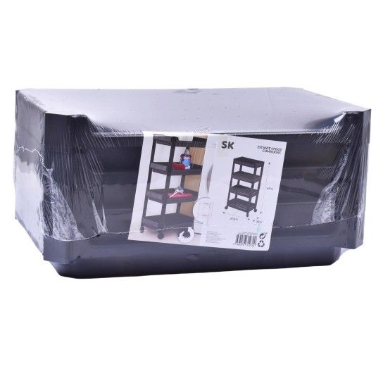 ESTANTE 4 PISOS C/RODAS SK ORG-060-974 CX6 ESTANTE 4 PISOS C/RODAS SK ORG-060-974 CX6