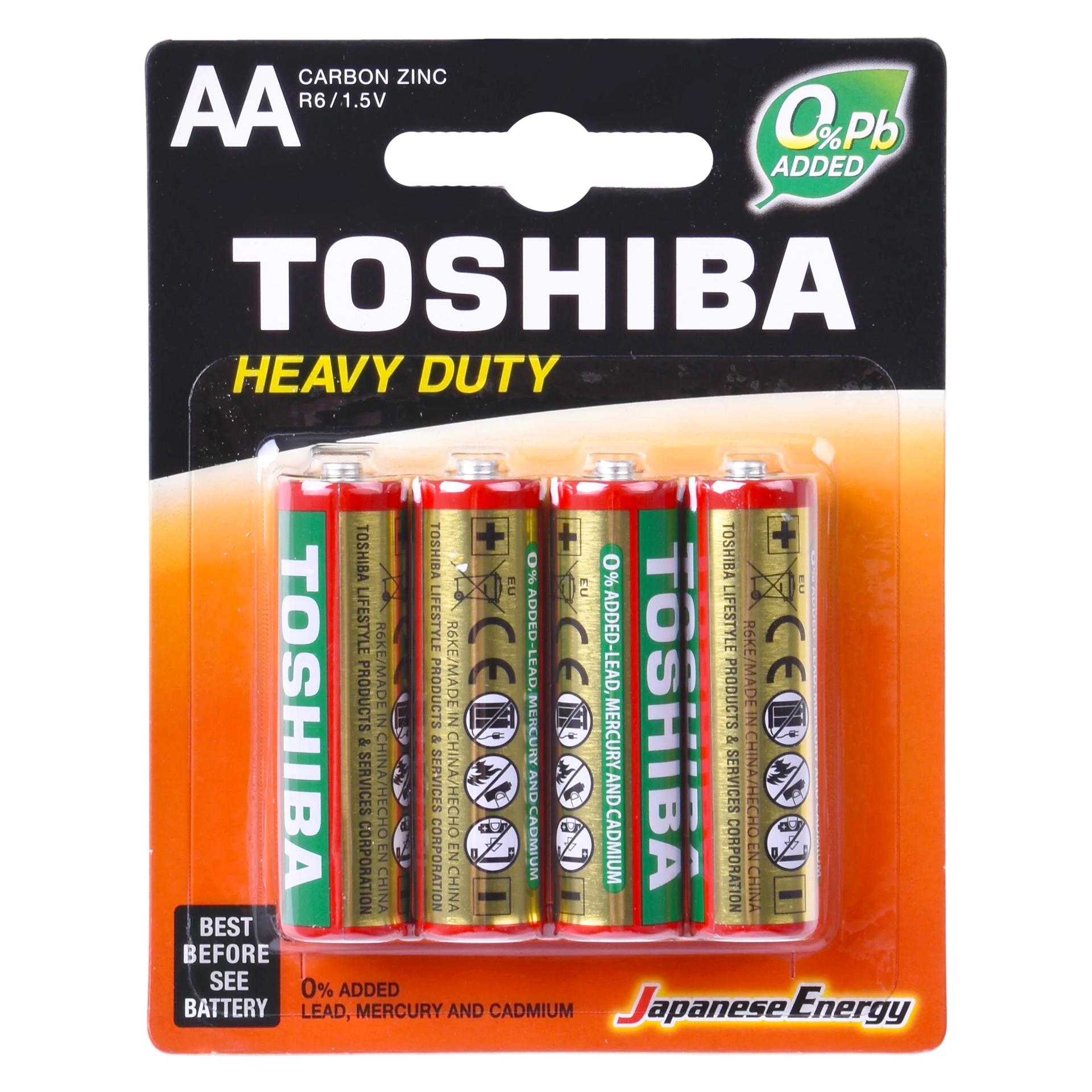 PILHAS TOSHIBA H. DUTY R06 AA 4PÇS PILHAS TOSHIBA H. DUTY R06 AA 4PÇS