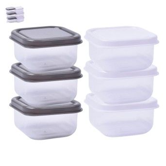 SET 6 CAIXA PLAST 6,5X3,5CM SK-C-804-640 CX60