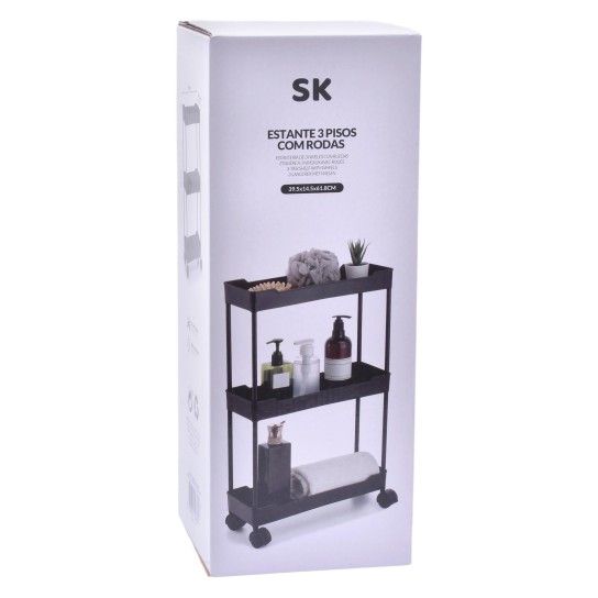 CARRINHO ARRUMAÇAO 3 PISOS SK-C-804-636 CARRINHO ARRUMAÇAO 3 PISOS SK-C-804-636