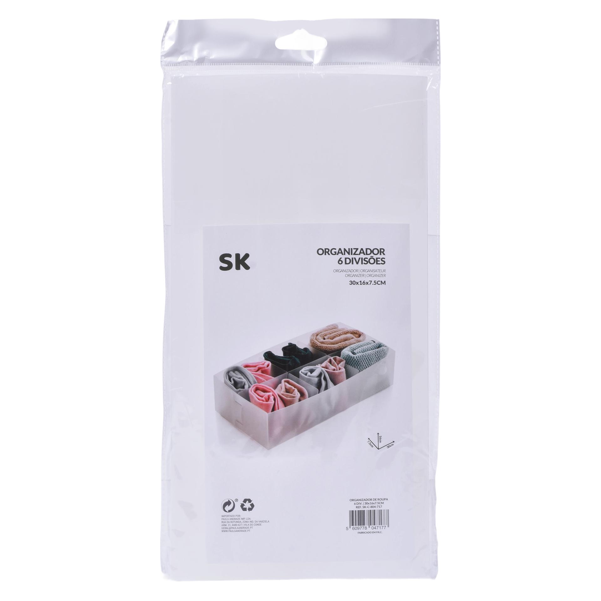 ORGANIZADOR ROUPA 6DIV SK-C-804-717 ORGANIZADOR ROUPA 6DIV SK-C-804-717