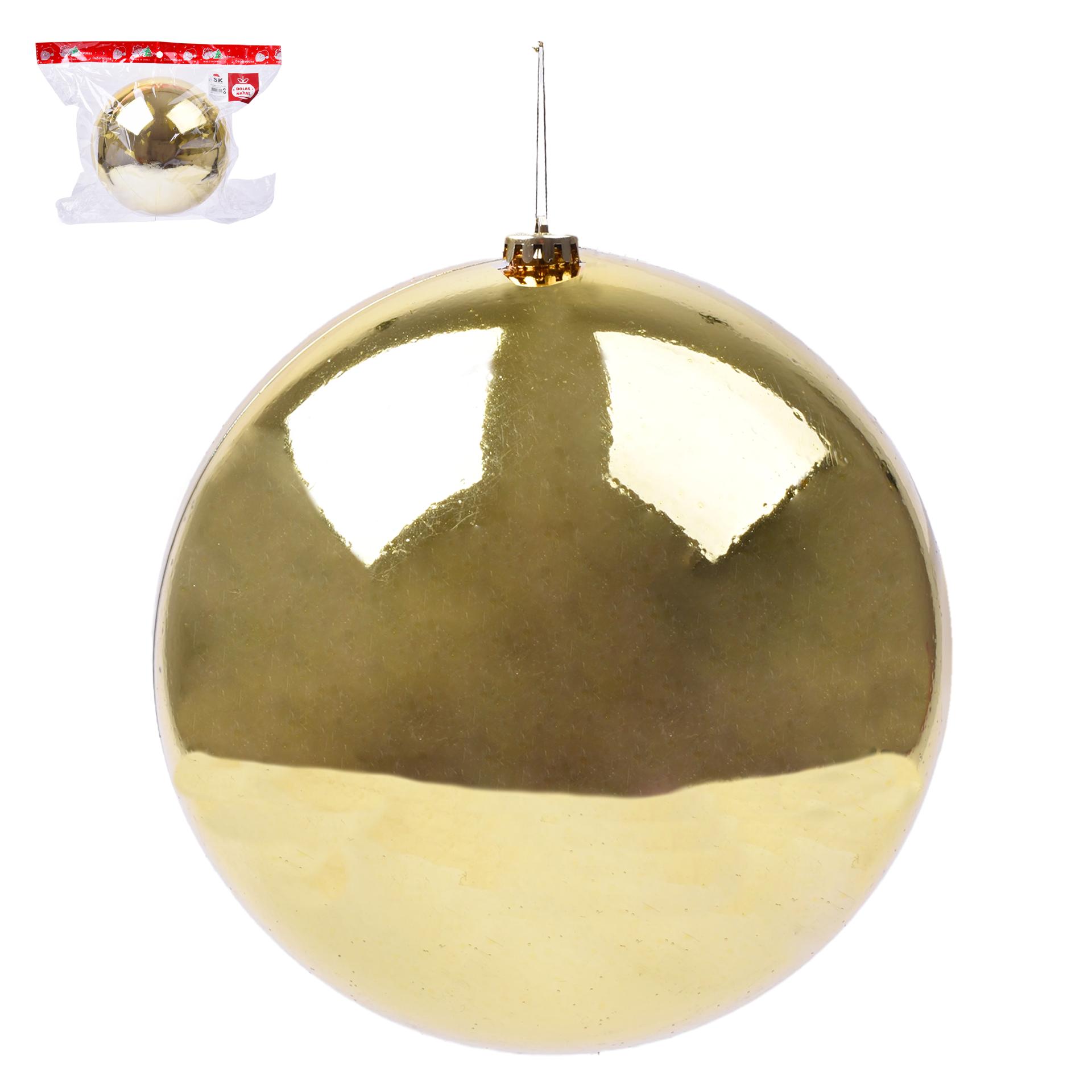 BOLA NATAL 1PC20CM DRD SK837-6201 CX12 BOLA NATAL 1PC20CM DRD SK837-6201 CX12