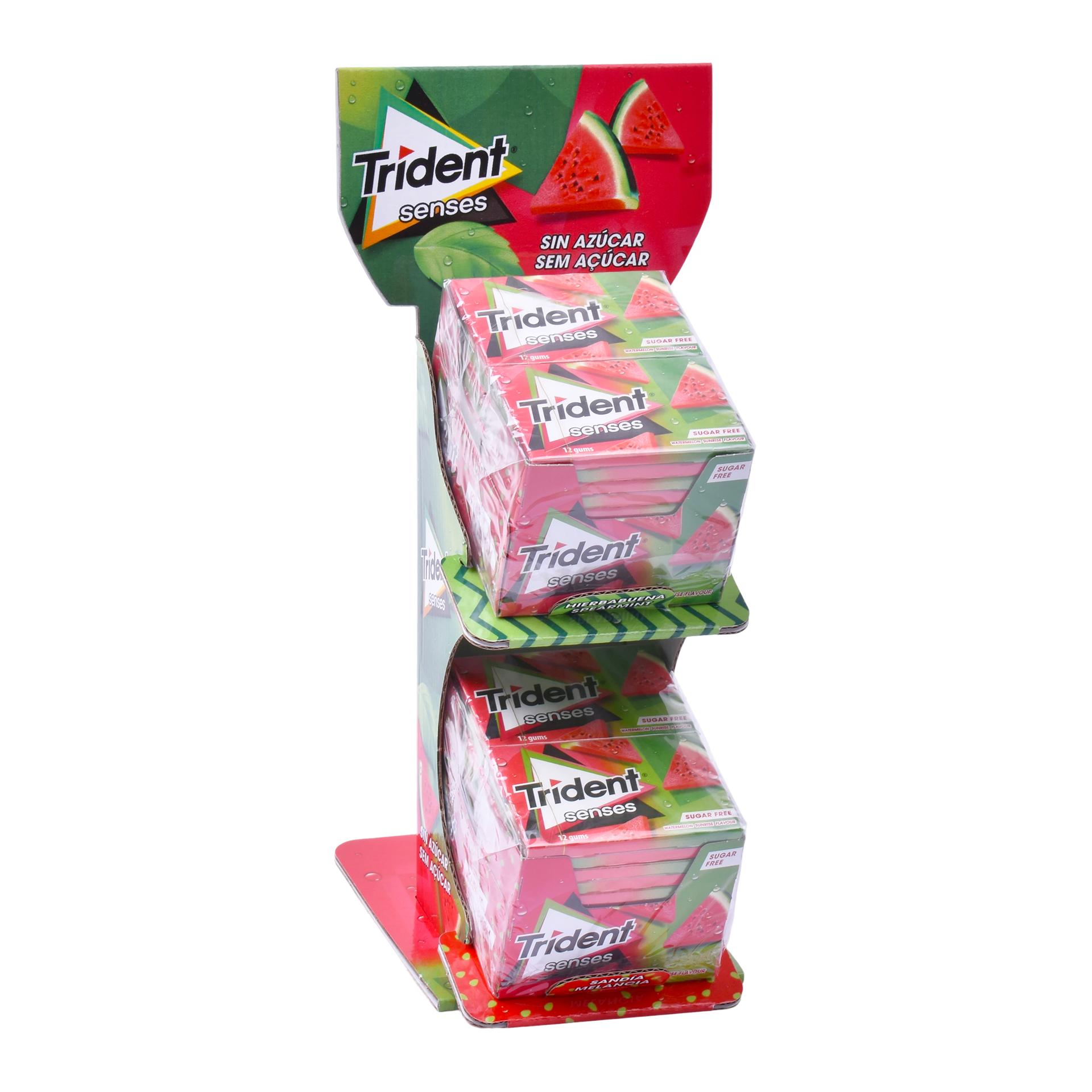 TRIDENT SENSES MELANCIA 12X23G TRIDENT SENSES MELANCIA 12X23G