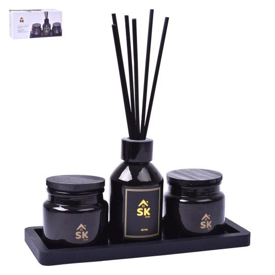 SET MIKADO 80ML+2 VELAS PERF SK0070-04 CX12