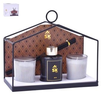 SET MIKADO 60ML+2 VELAS PERF SK0070-03 CX12
