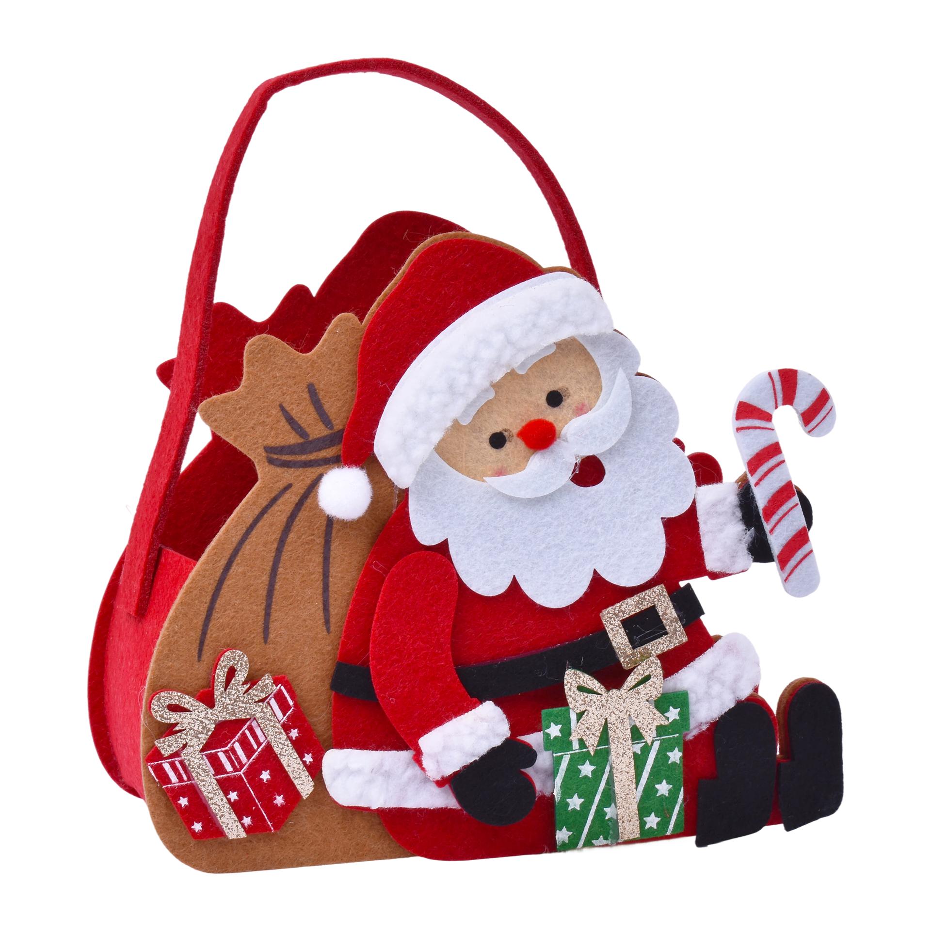 SACO FELTRO PAI NATAL 21X8X18 SK 0247-835 CX48 SACO FELTRO PAI NATAL 21X8X18 SK 0247-835 CX48