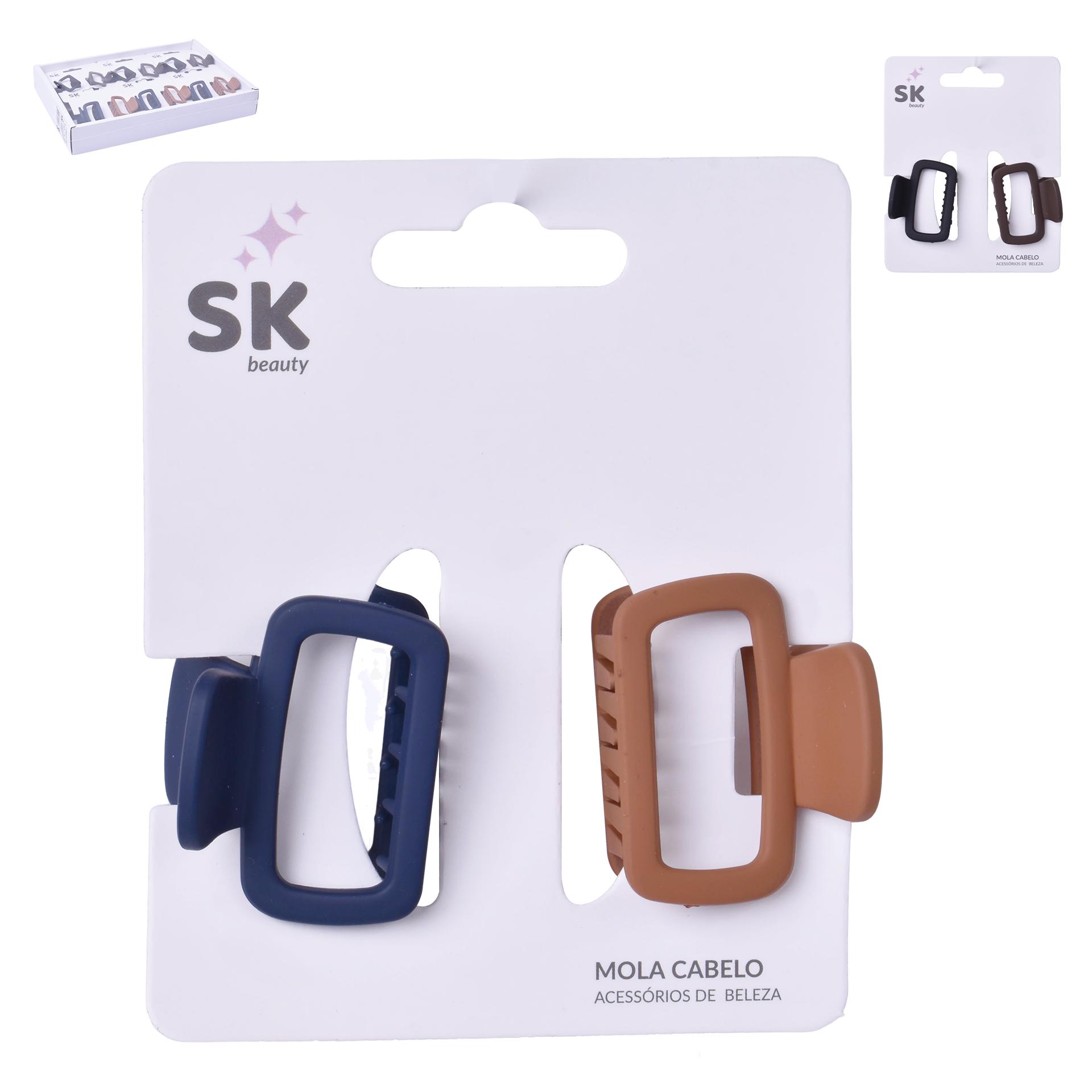 MOLA CABELO 2UN 4X3CM SK 2816-110-01 CX120 MOLA CABELO 2UN 4X3CM SK 2816-110-01 CX120