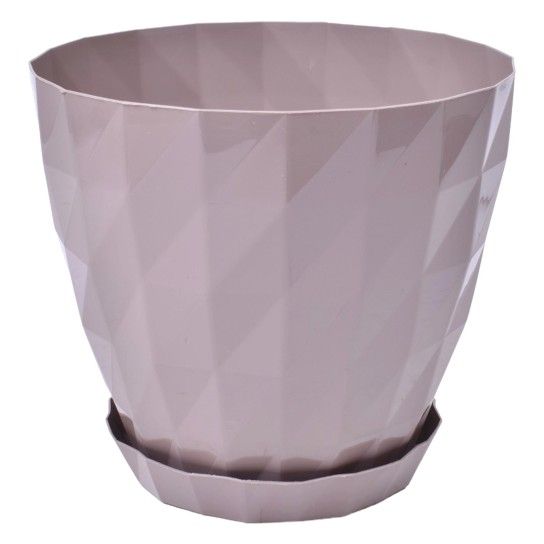 VASO C/PRATO 23X23X20CM KRT5 510-33 CX36 VASO C/PRATO 23X23X20CM KRT5 510-33 CX36