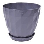 VASO C/PRT CINZA 188X188X168 510-27 CX36 VASO C/PRT CINZA 188X188X168 510-27 CX36
