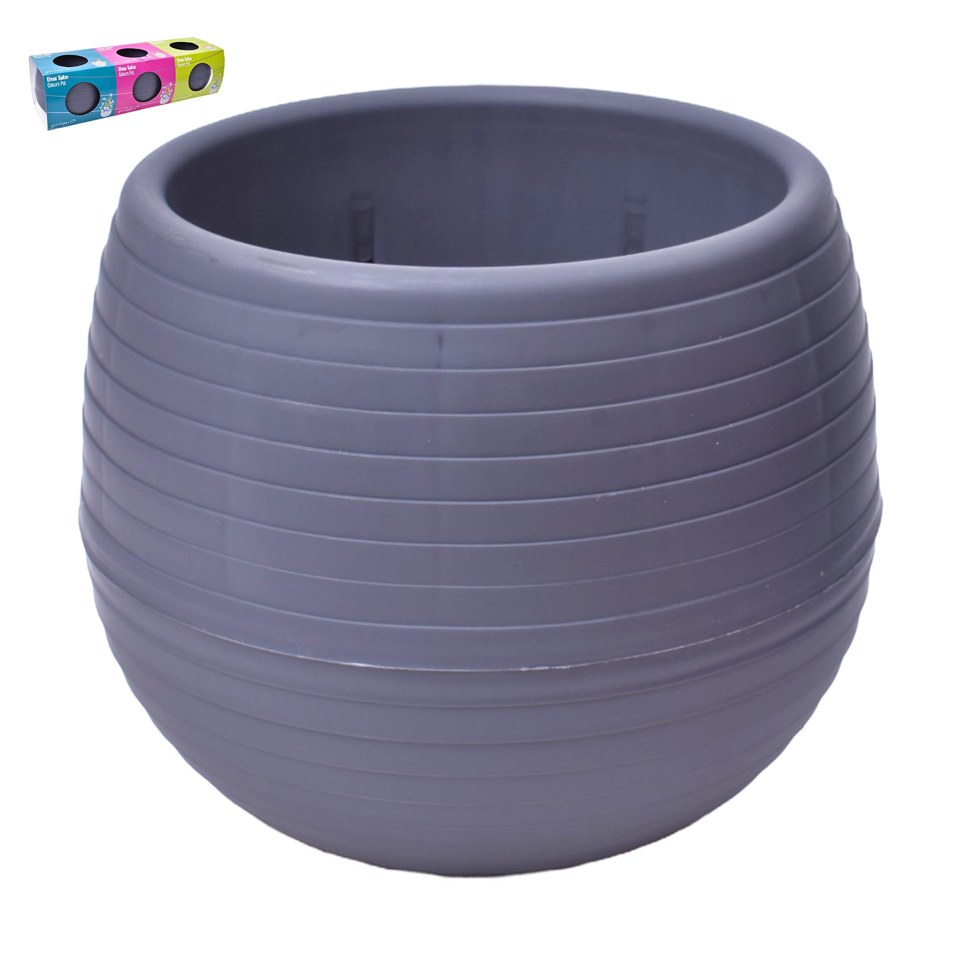 VASO 96X90 CINZA PACK3UN 510-03 CX36 VASO 96X90 CINZA PACK3UN 510-03 CX36