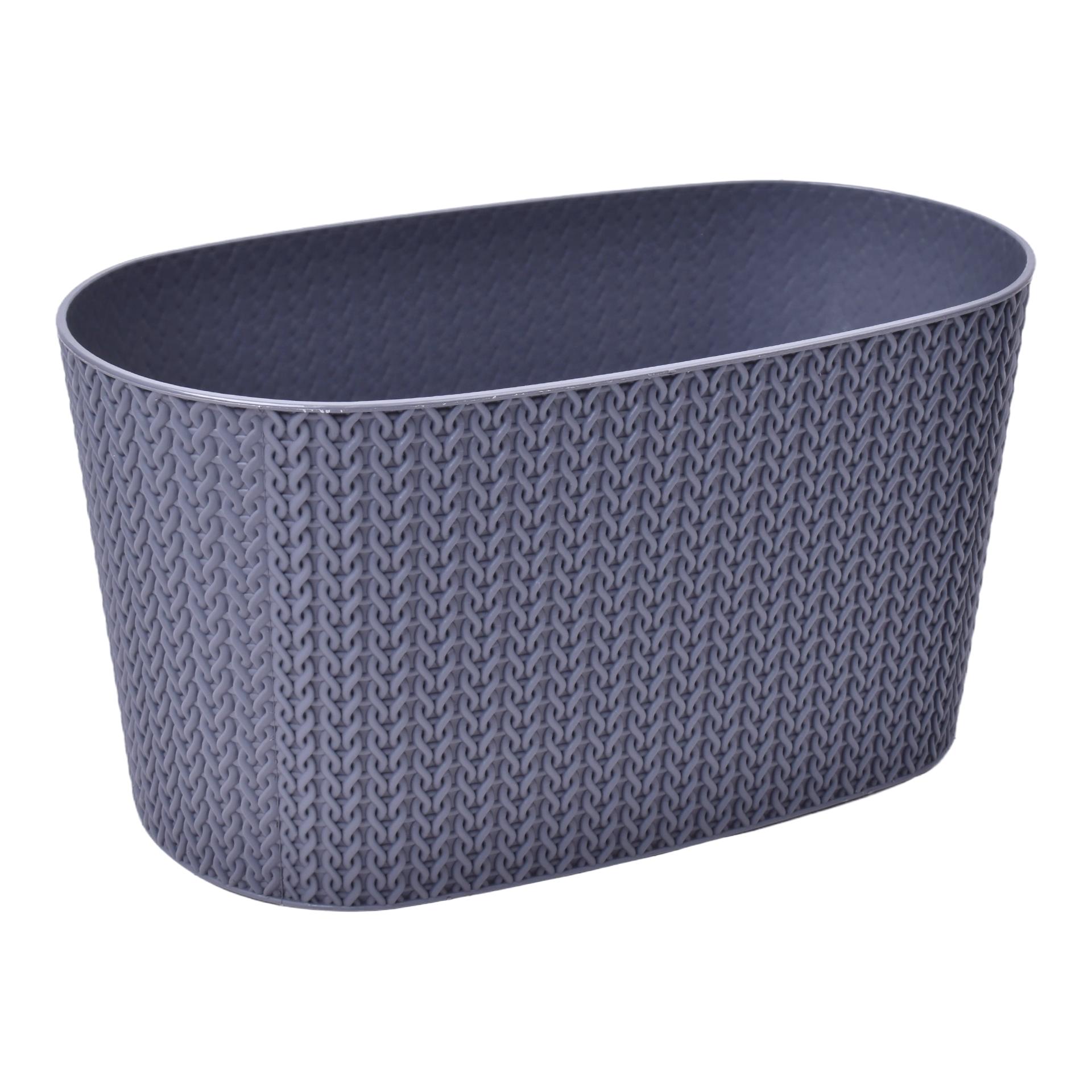 VASO OVAL CINZA 290X154X148 510-17 CX12 VASO OVAL CINZA 290X154X148 510-17 CX12