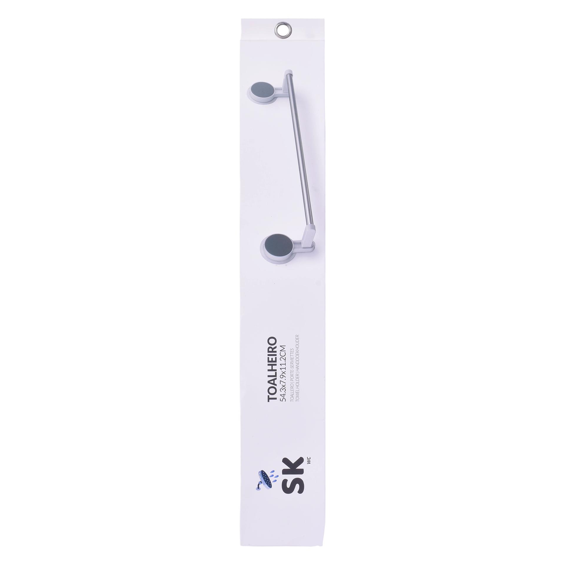 SUPORTE TOALHAS 54X8X11 SK 804-787 CX24 SUPORTE TOALHAS 54X8X11 SK 804-787 CX24