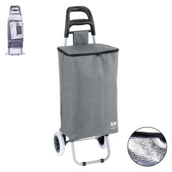 CARRINHO COMPRAS TERM CINZA SK-C-804-498