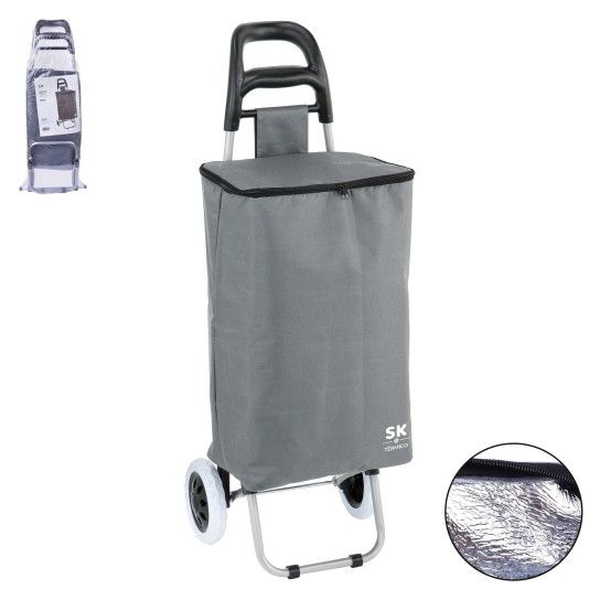 CARRINHO COMPRAS TERM CINZA SK-C-804-498