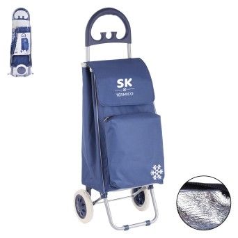 CARRINHO COMPRAS TERM AZUL SK-C-804-567
