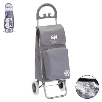 CARRINHO COMPRAS TERM CINZA SK-C-804-568