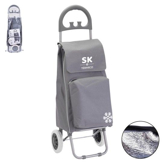CARRINHO COMPRAS TERM CINZA SK-C-804-568