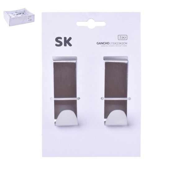 CONJ.2 GANCHOS P/PORTA SK 804-749 CX48