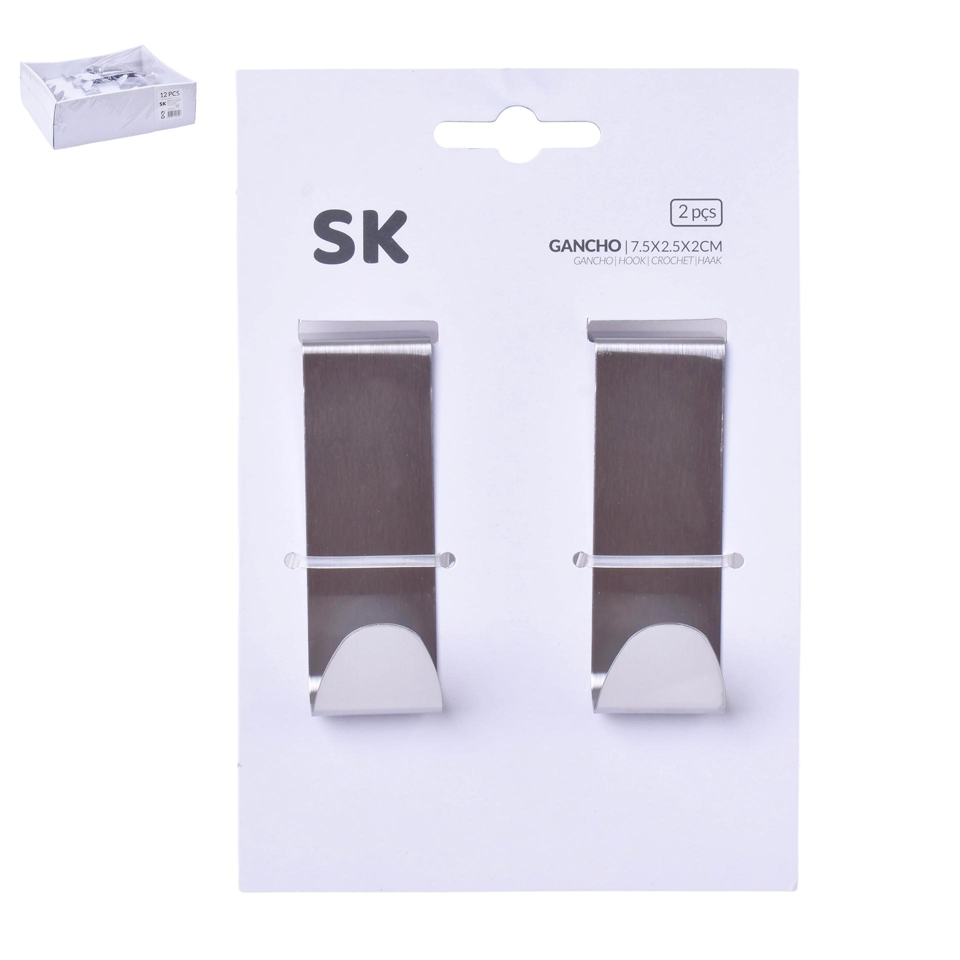 CONJ.2 GANCHOS P/PORTA SK 804-749 CX48 CONJ.2 GANCHOS P/PORTA SK 804-749 CX48