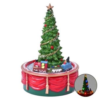 ARVORE NATAL CAR MUSICAL 19CM 0167-15 CX18
