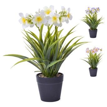 VASO C/PLANTA 8,8X7X30CM SK 2438-118 CX48