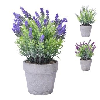VASO C/PLANTA 9,8X8,8X23CM SK 2438-117 CX48