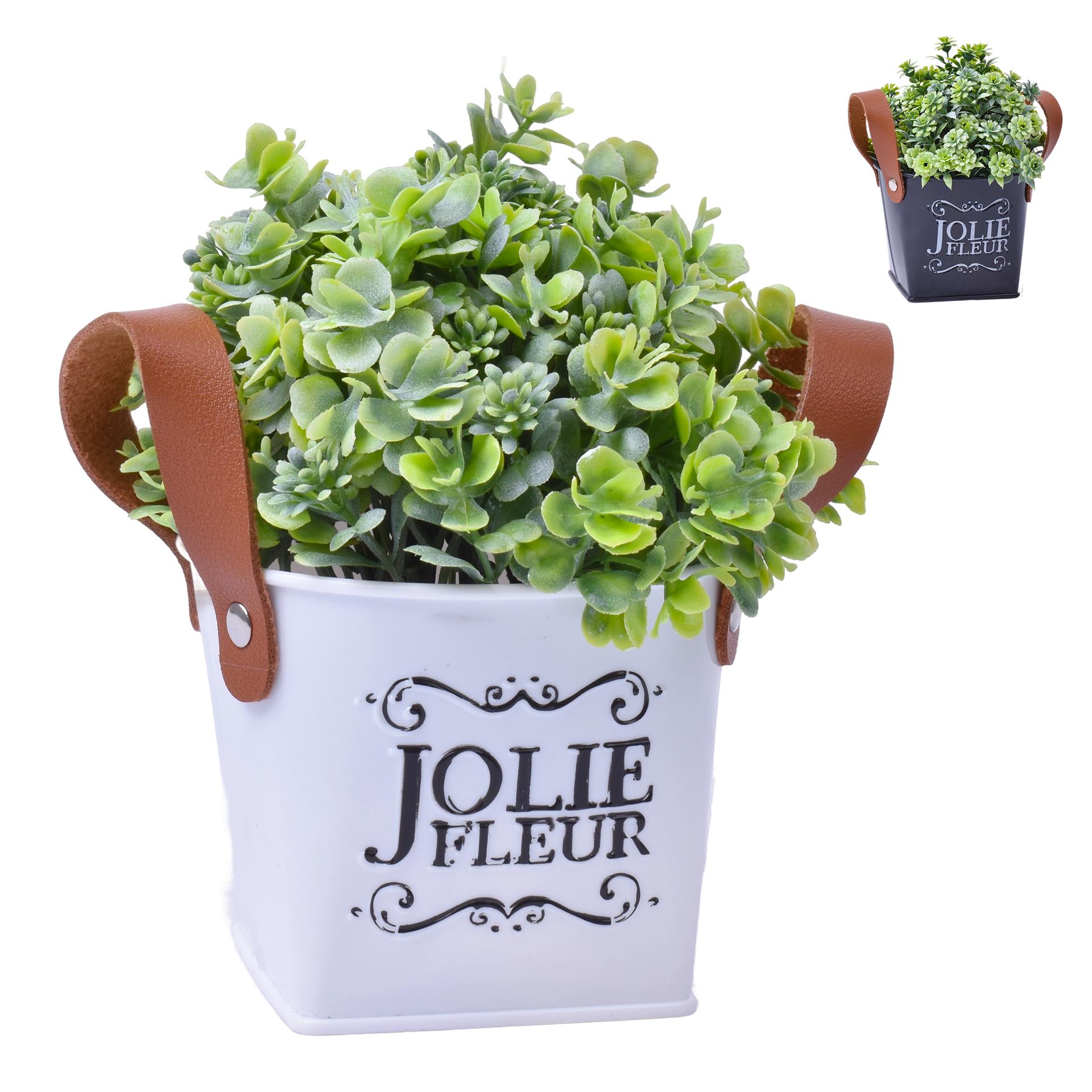VASO C/PLANTA 10X10X20CM SK 2438-114 CX48 VASO C/PLANTA 10X10X20CM SK 2438-114 CX48