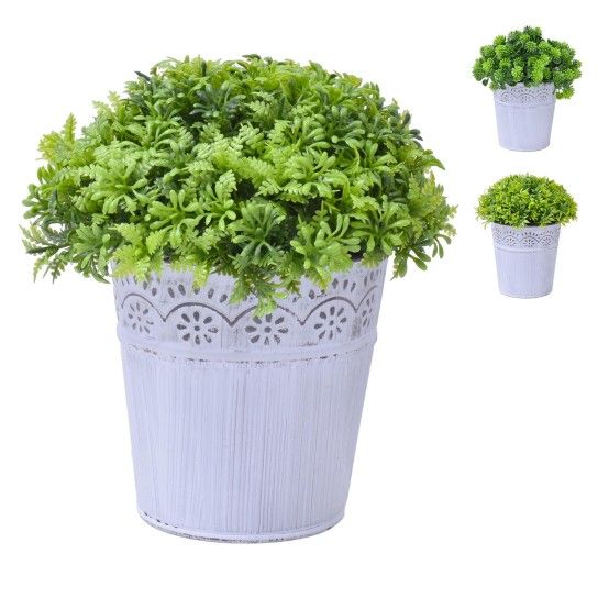 VASO C/PLANTA 10X10X20CM SK 2438-115 CX48