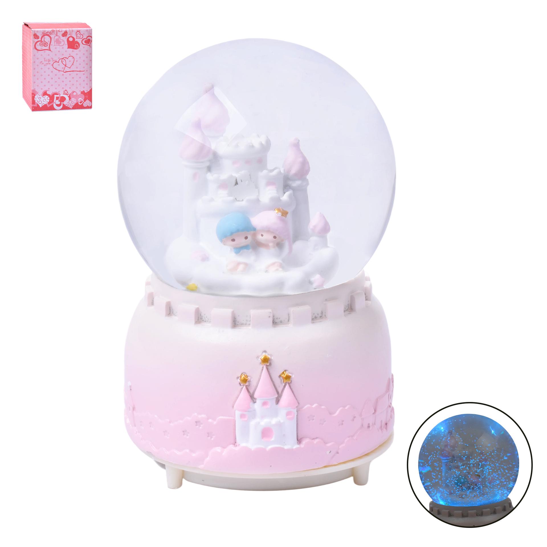BOLA AGUA LUZ 10X15CM SK 3074-100-01 CX24
