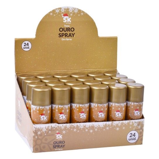 SPRAY DOURADO 250ML 990-321 CX48 SPRAY DOURADO 250ML 990-321 CX48