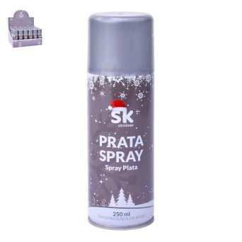 SPRAY PRATEADO 250ML 990-322 CX48