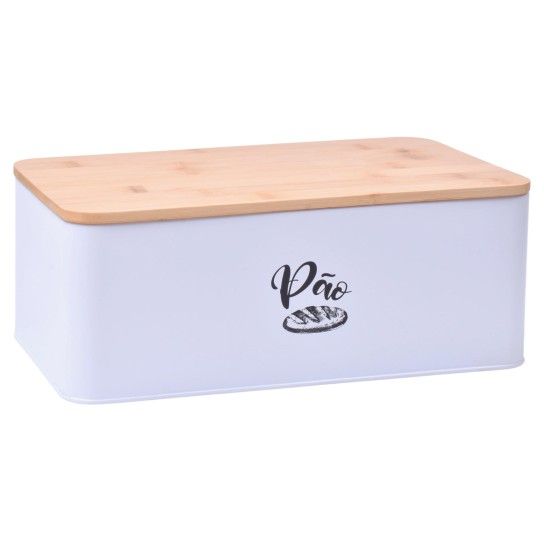 CAIXA PAO METAL 33X18X12CM SK-C-804-671 CX6