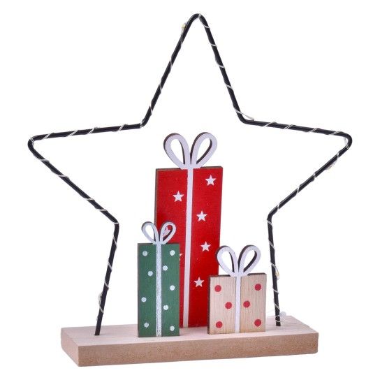 DECORAÇAO ESTRELA C/LUZ SK 0247-943 CX72 DECORAÇAO ESTRELA C/LUZ SK 0247-943 CX72