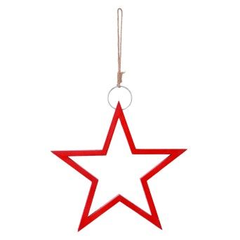 ESTRELA MDF VERMELHA SK 0247-834 CX36