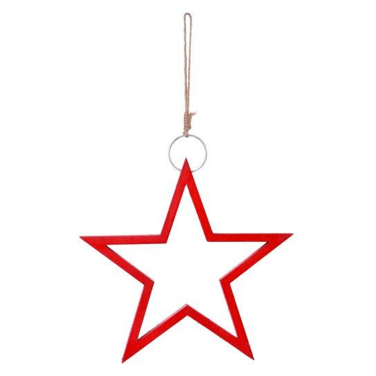 ESTRELA MDF VERMELHA SK 0247-834 CX36