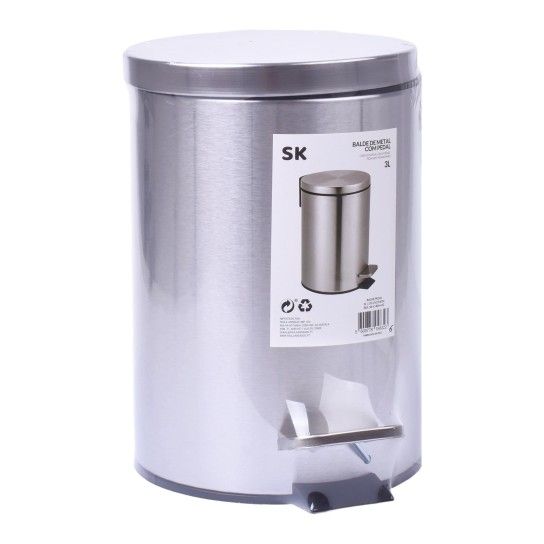 BALDE C/PEDAL 3L METAL BALDE C/PEDAL 3L METAL