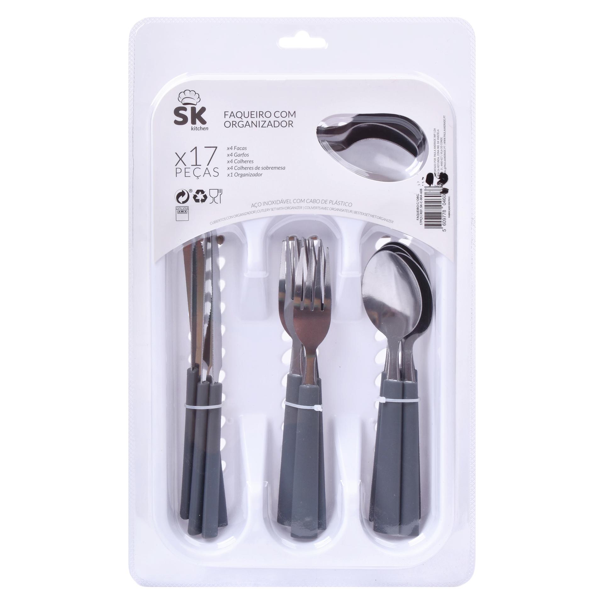 SERV 16PÇS TALHERES C/SEPARADOR CX12 SERV 16PÇS TALHERES C/SEPARADOR CX12