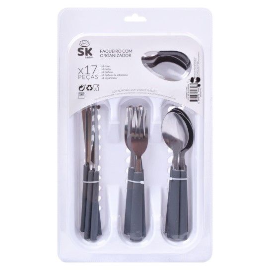 SERV 16PÇS TALHERES C/SEPARADOR CX12 SERV 16PÇS TALHERES C/SEPARADOR CX12