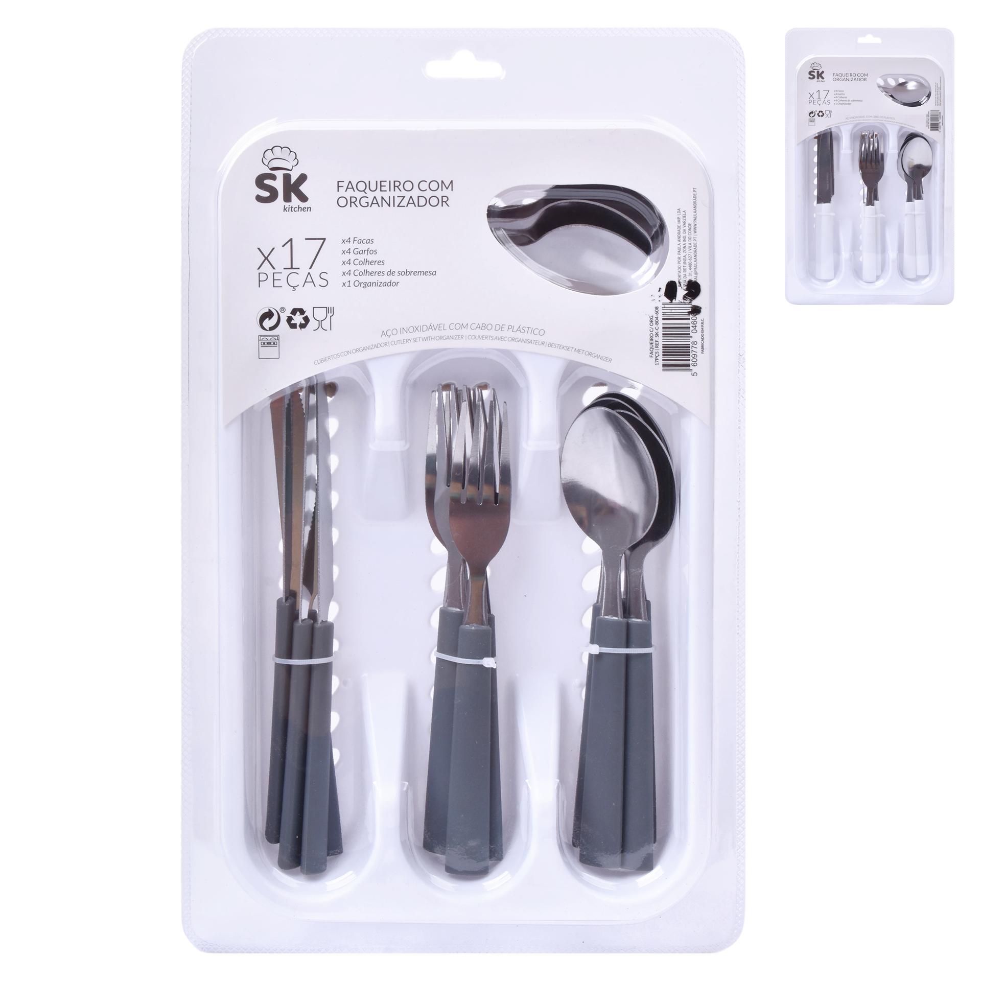 SERV 16PÇS TALHERES C/SEPARADOR CX12 SERV 16PÇS TALHERES C/SEPARADOR CX12