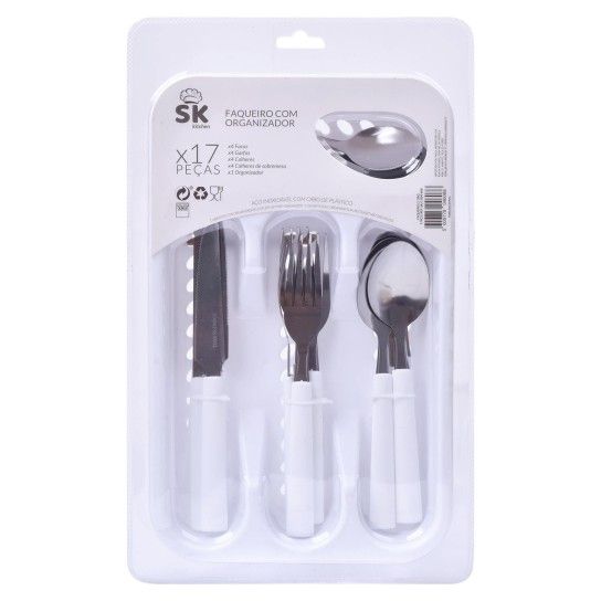SERV 16PÇS TALHERES C/SEPARADOR CX12 SERV 16PÇS TALHERES C/SEPARADOR CX12