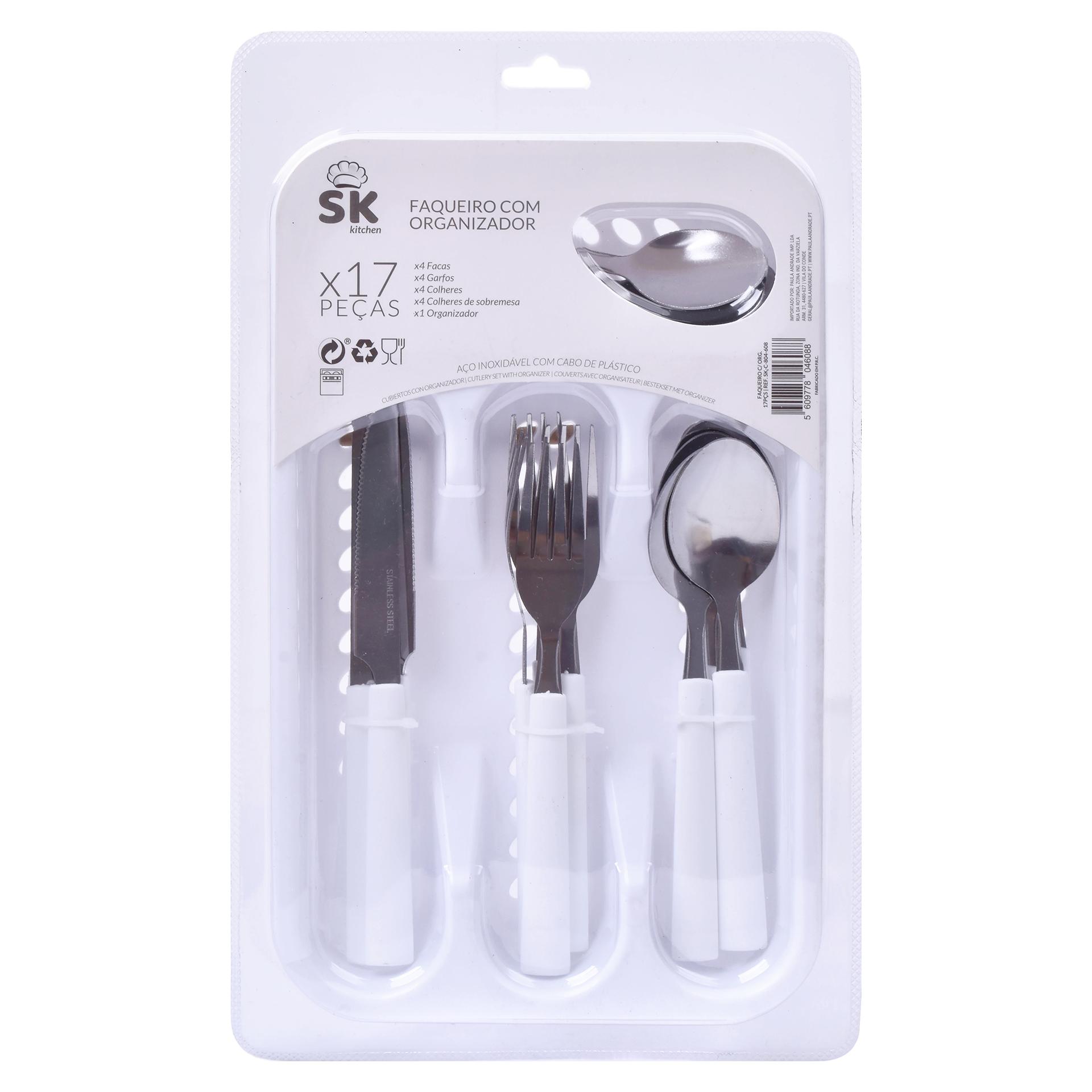 SERV 16PÇS TALHERES C/SEPARADOR CX12 SERV 16PÇS TALHERES C/SEPARADOR CX12