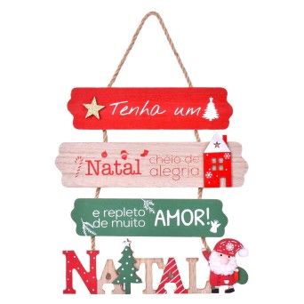 DECORAAO NATAL PLACA SK 0247-929 CX72