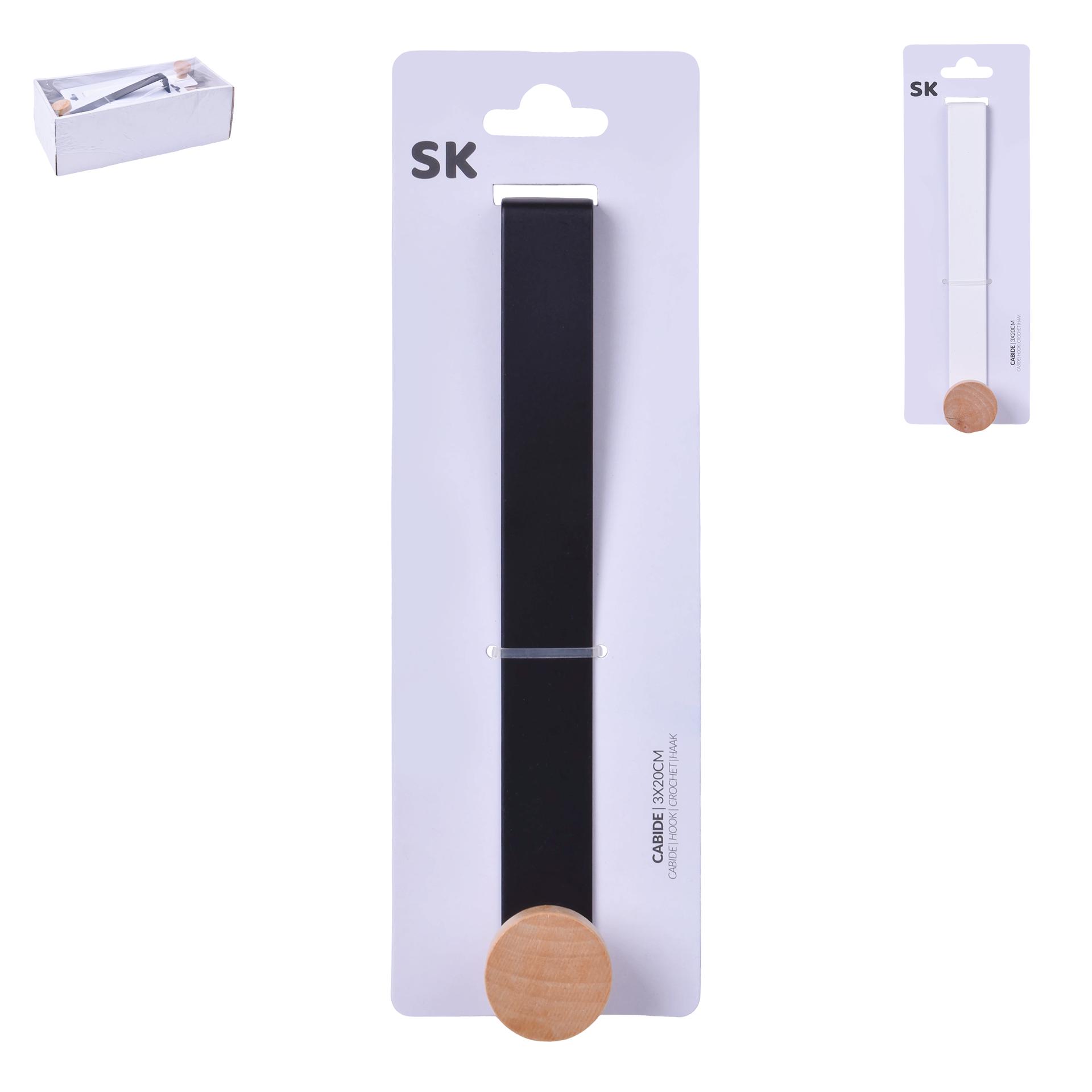 CABIDE PORTA C/GANCHO MAD SK 804-756 CX48