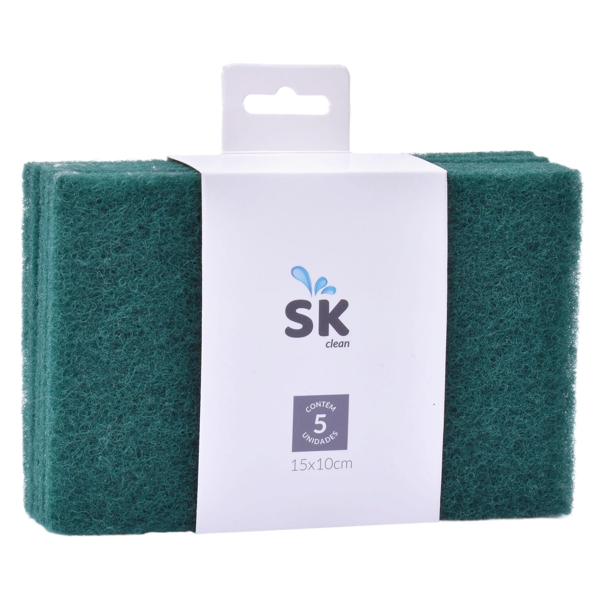ESFREGAO FIBRA VERDE 5UN 2345-00-05 CX240