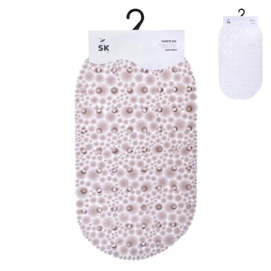 TAPETE WC PVC 66X34CM SK-C-804-764 CX24